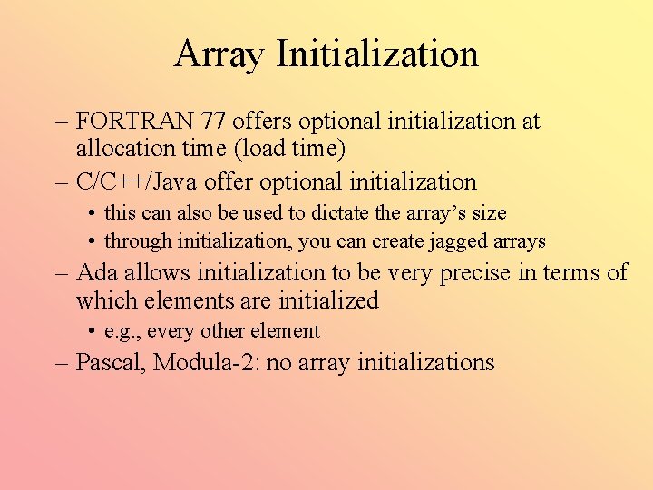 Data Types Programming Languages Need A Variety Of