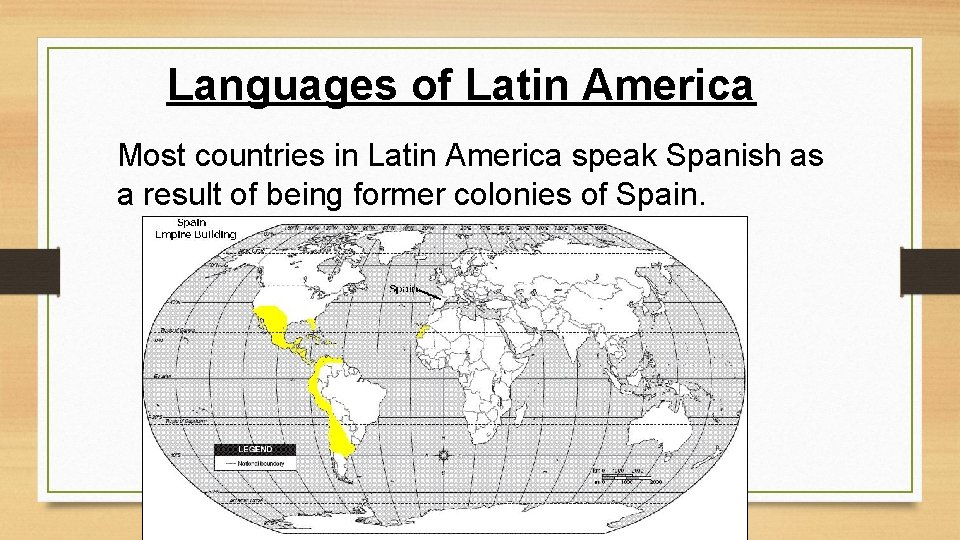 Languages of Latin America Most countries in Latin America speak Spanish as a result