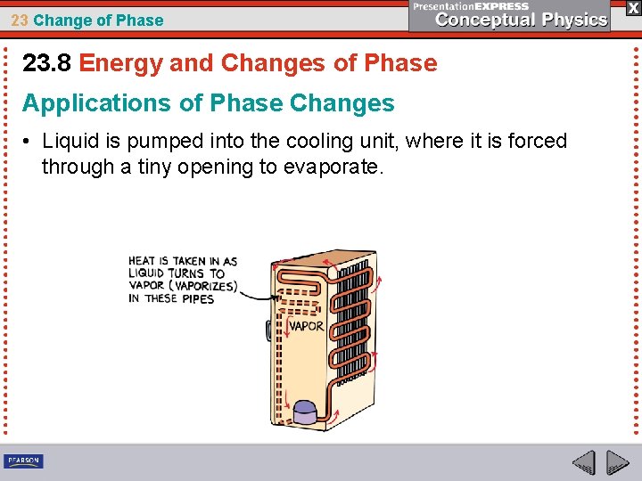 23 Change of Phase 23. 8 Energy and Changes of Phase Applications of Phase