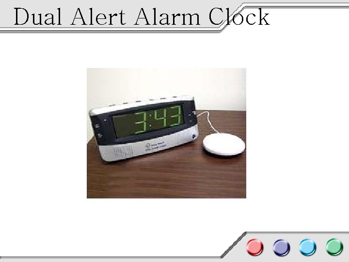 Dual Alert Alarm Clock 