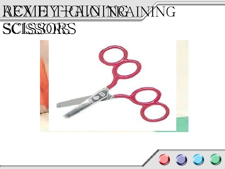 ACME REX HY-GLO TRAINING SCISSORS 