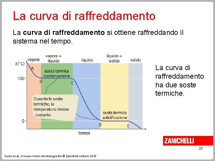 La curva di raffreddamento si ottiene raffreddando il sistema nel tempo. La curva di