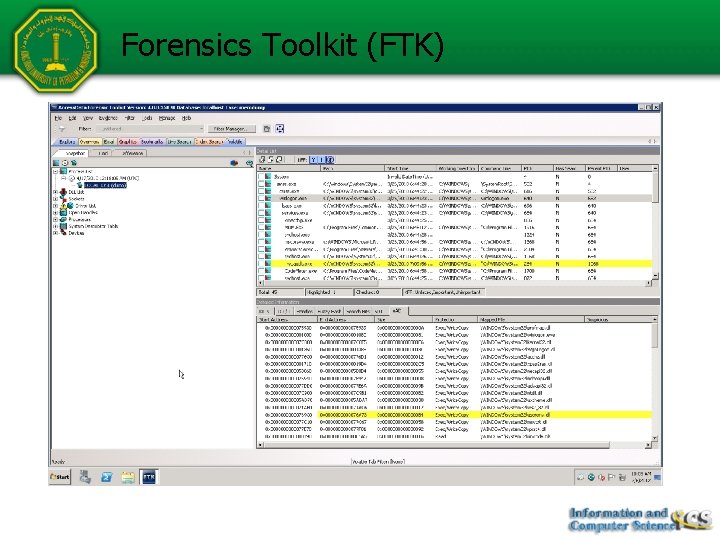 Forensics Toolkit (FTK) 