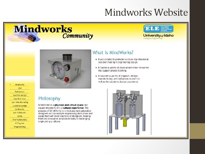 Mindworks Website 