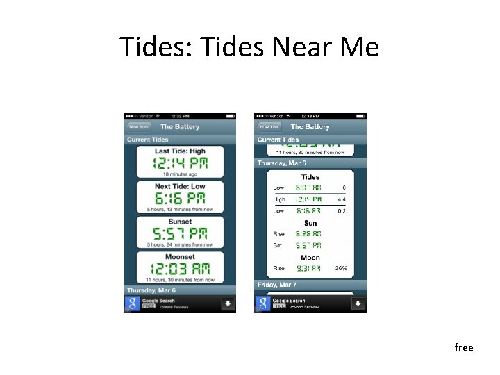 Tides: Tides Near Me free 