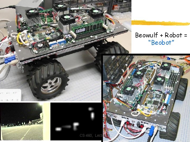 Beowulf + Robot = “Beobot” CS 460, Lecture 1 Beowulf + Robot = “Beobot” CS 460, Lecture 1