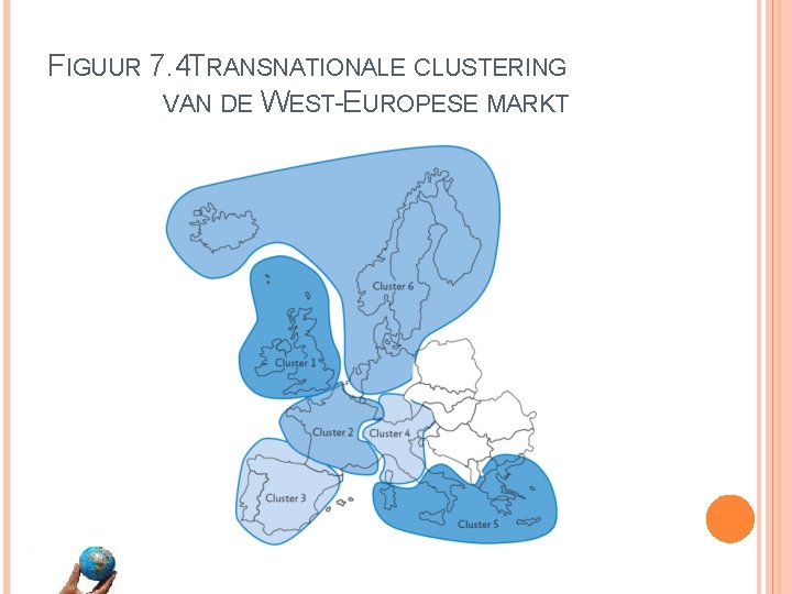 FIGUUR 7. 4 TRANSNATIONALE CLUSTERING VAN DE WEST-EUROPESE MARKT 