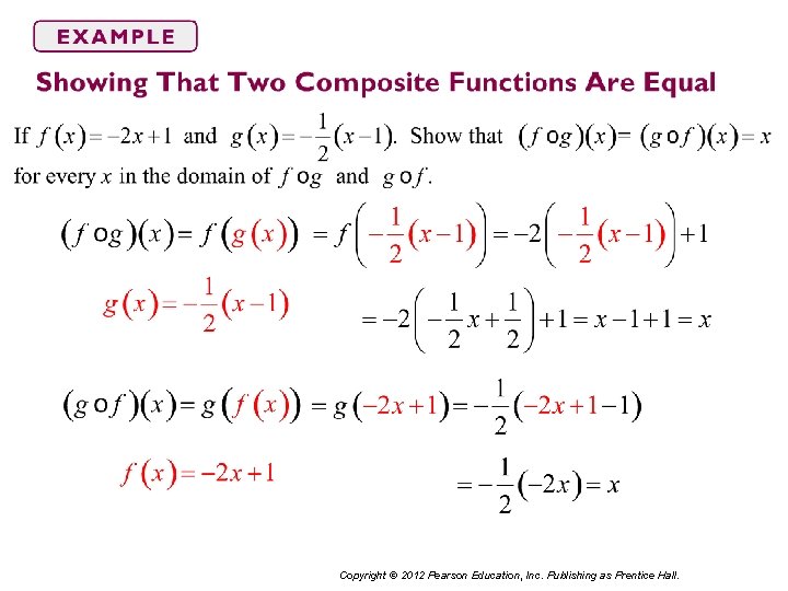 Copyright © 2012 Pearson Education, Inc. Publishing as Prentice Hall. 