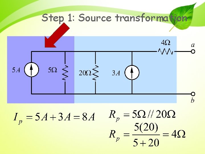 Step 1: Source transformation 