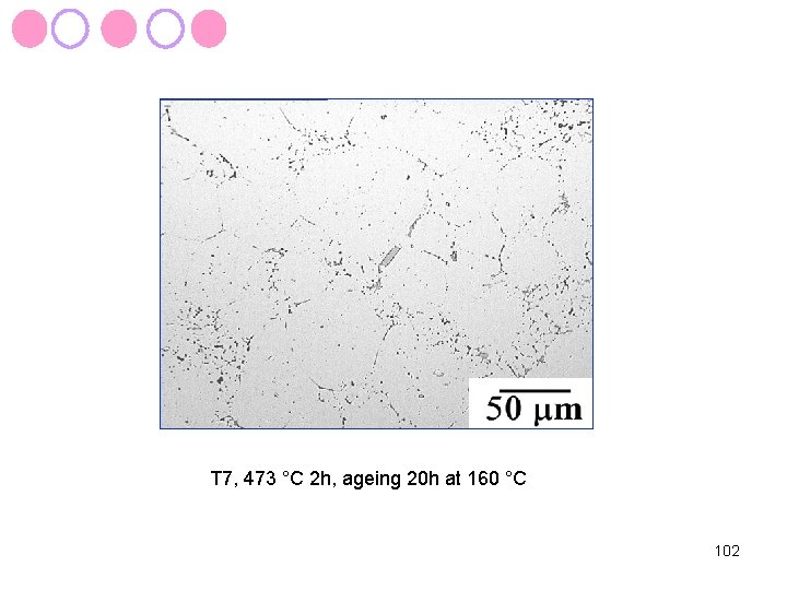 T 7, 473 °C 2 h, ageing 20 h at 160 °C 102 