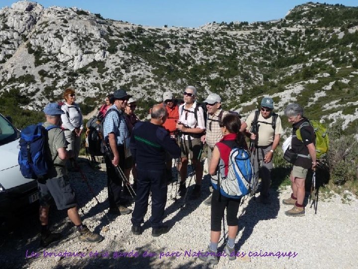 Les briataux et le garde du parc National des calanques 