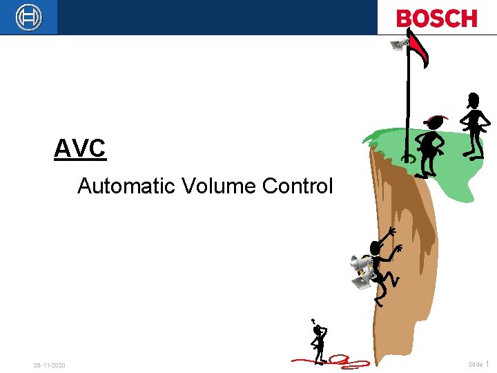 AVC Automatic Volume Control 28 -11 -2020 Slide 1 