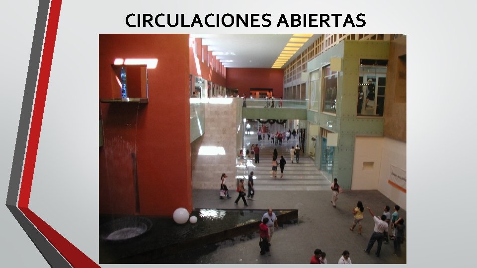 CIRCULACIONES ABIERTAS 