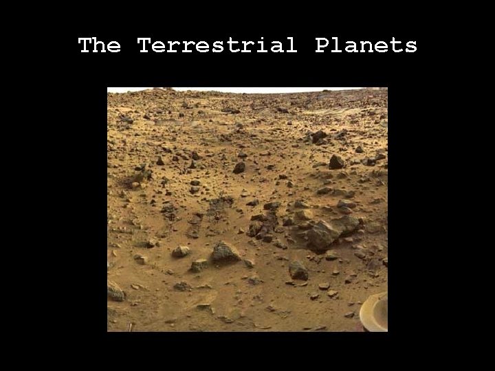 The Terrestrial Planets 