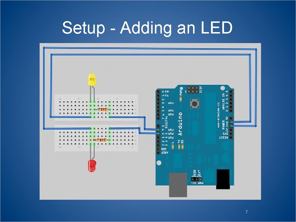 Setup - Adding an LED 7 