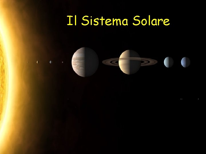 Il Sistema Solare 