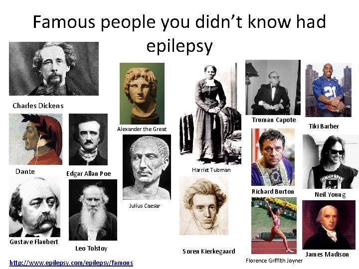 Famous people you didn’t know had epilepsy Charles Dickens Truman Capote Alexander the Great