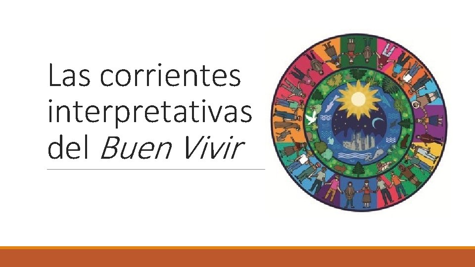 Las corrientes interpretativas del Buen Vivir 