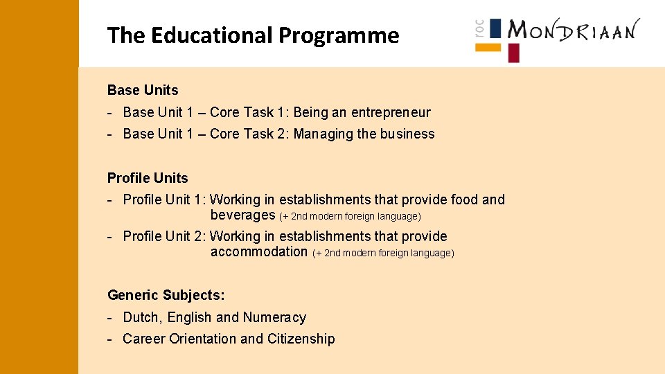 The Educational Programme Base Units - Base Unit 1 – Core Task 1: Being The Educational Programme Base Units - Base Unit 1 – Core Task 1: Being