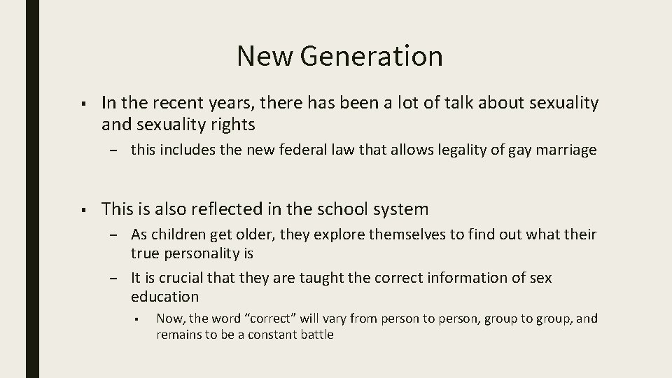 New Generation ■ In the recent years, there has been a lot of talk