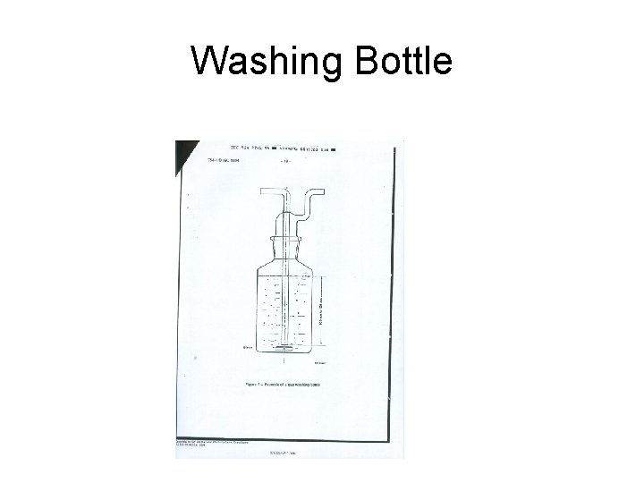 Washing Bottle 