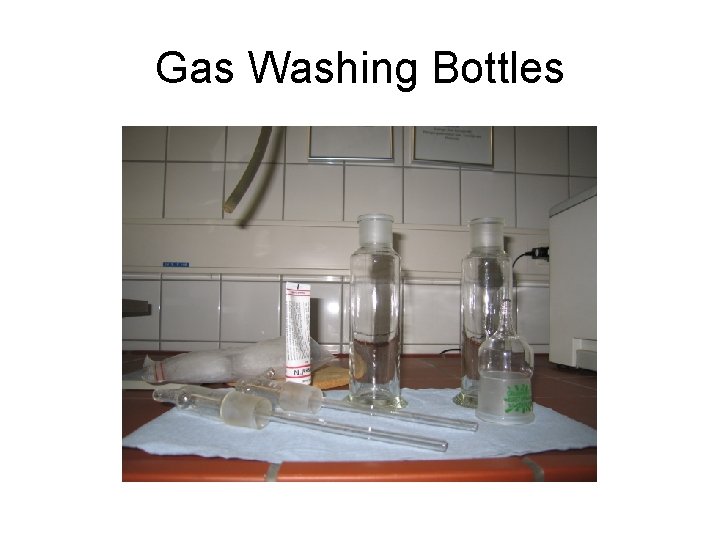Gas Washing Bottles 