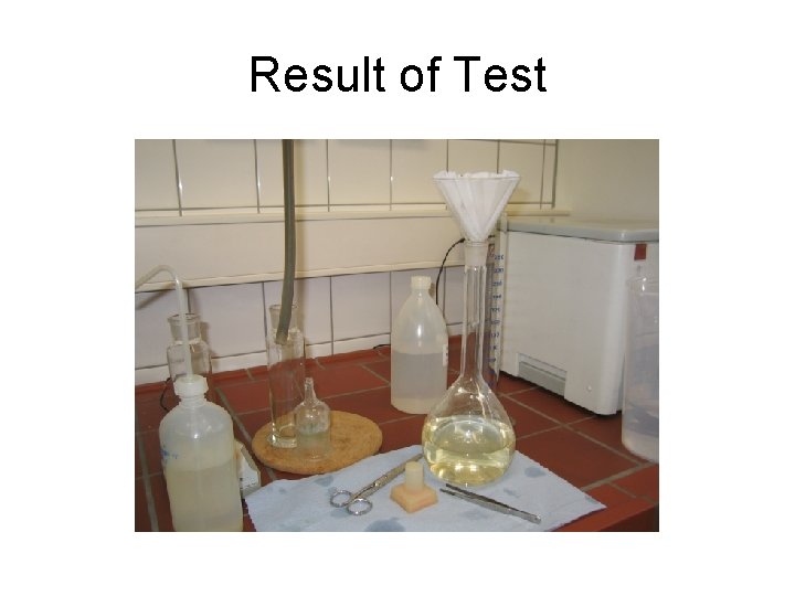 Result of Test 