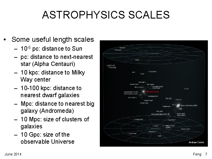 ASTROPHYSICS SCALES • Some useful length scales – 10 -5 pc: distance to Sun ASTROPHYSICS SCALES • Some useful length scales – 10 -5 pc: distance to Sun