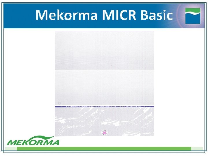 Mekorma MICR Basic 