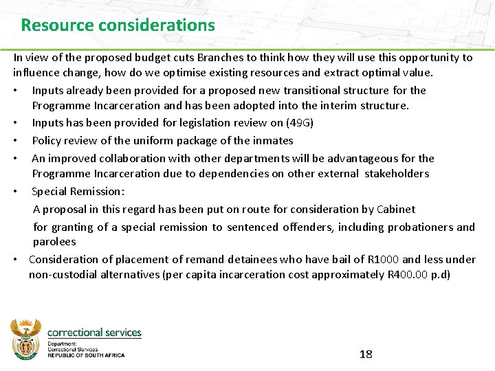 Resource considerations In view of the proposed budget cuts Branches to think how they