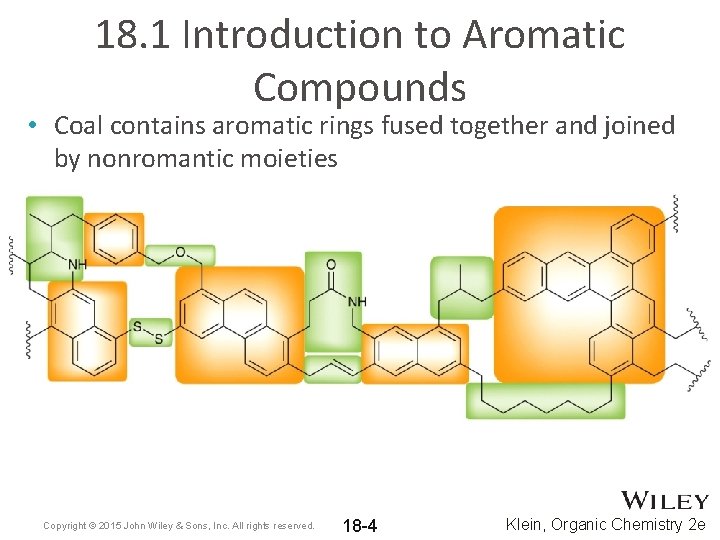 18. 1 Introduction to Aromatic Compounds • Coal contains aromatic rings fused together and 18. 1 Introduction to Aromatic Compounds • Coal contains aromatic rings fused together and