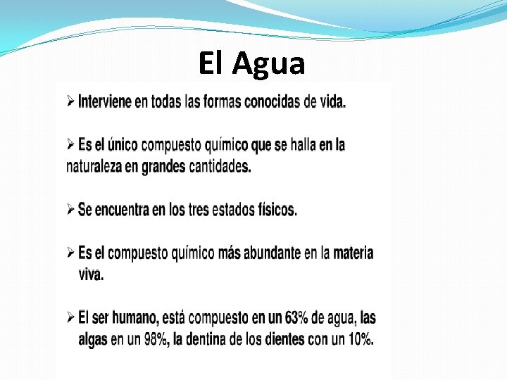 El Agua 