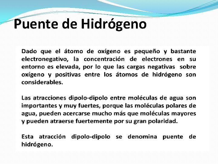 Puente de Hidrógeno 