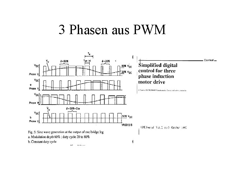3 Phasen aus PWM 