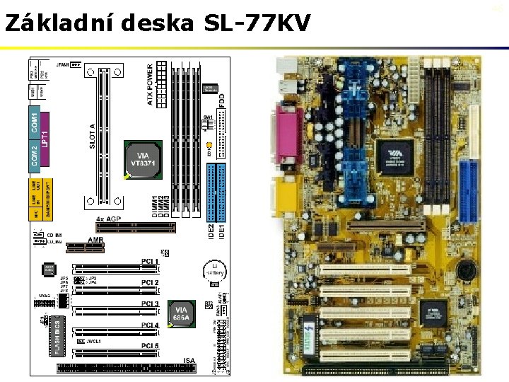 Základní deska SL-77 KV 46 