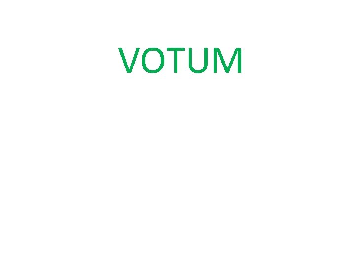 VOTUM 