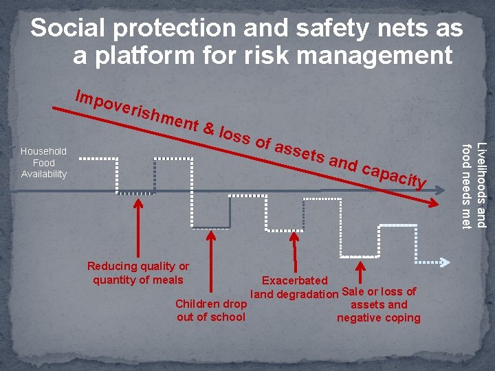 Social protection and safety nets as a platform for risk management Impo veris hme