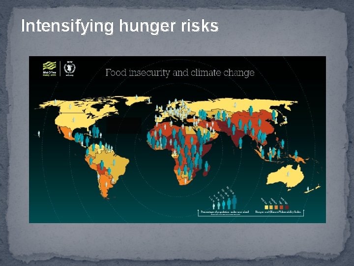 Intensifying hunger risks 