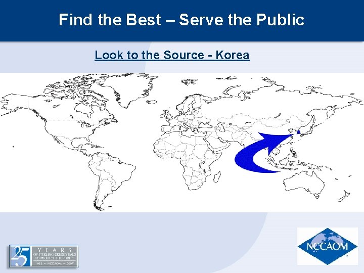 Find the Best – Serve the Public Look to the Source - Korea Find the Best – Serve the Public Look to the Source - Korea