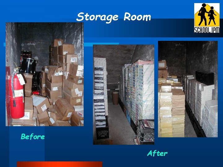 Storage Room Before After Storage Room Before After