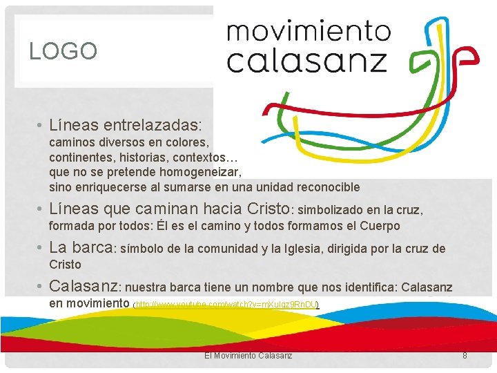 LOGO • Líneas entrelazadas: caminos diversos en colores, continentes, historias, contextos… que no se