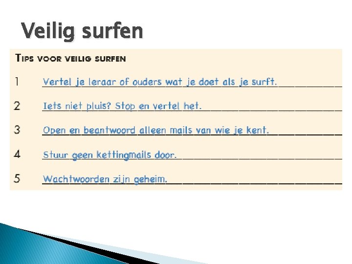 Veilig surfen 