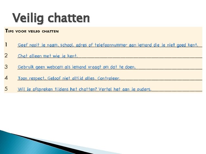 Veilig chatten 