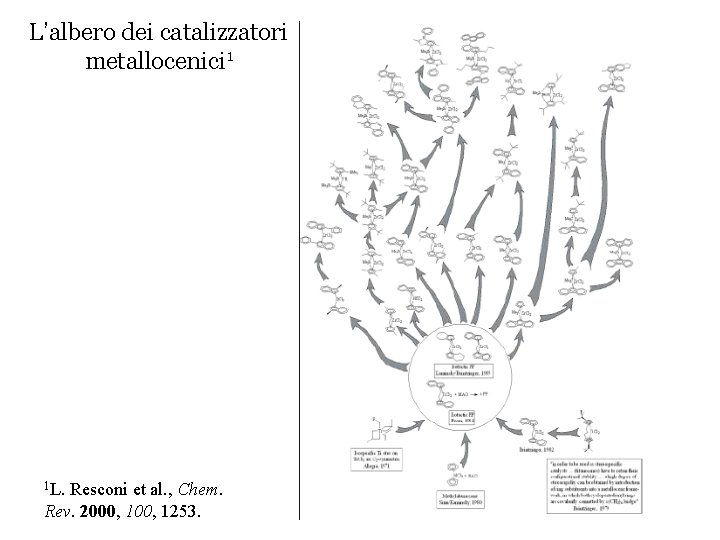 L’albero dei catalizzatori metallocenici 1 1 L. Resconi et al. , Chem. Rev. 2000,