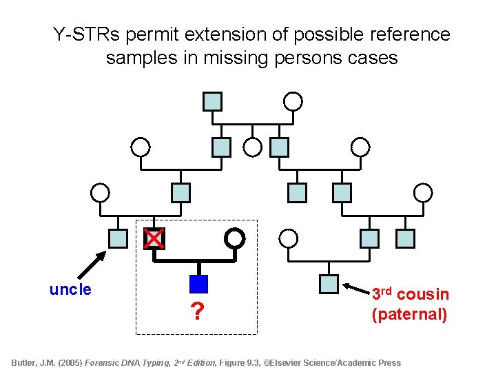 Y-STRs permit extension of possible reference samples in missing persons cases uncle ? 3