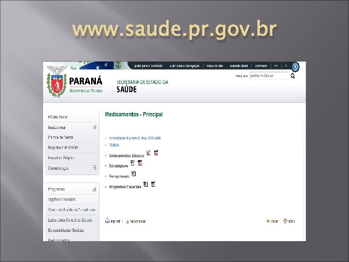 www. saude. pr. gov. br 