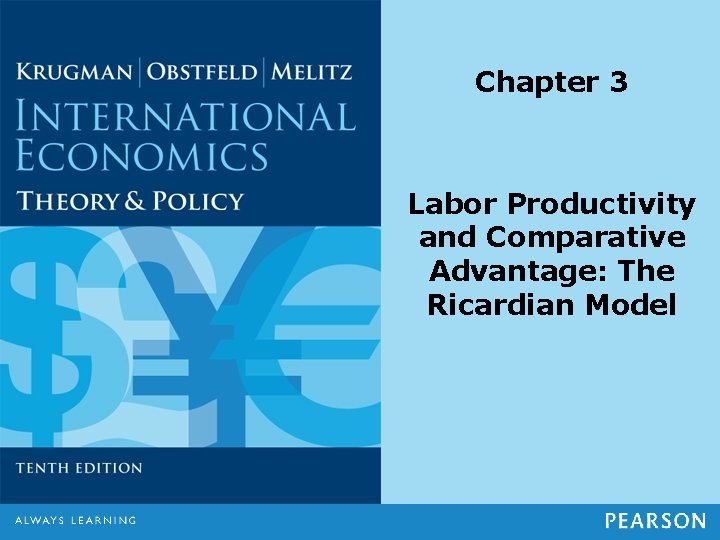 Chapter 3 Labor Productivity and Comparative Advantage: The Ricardian Model 