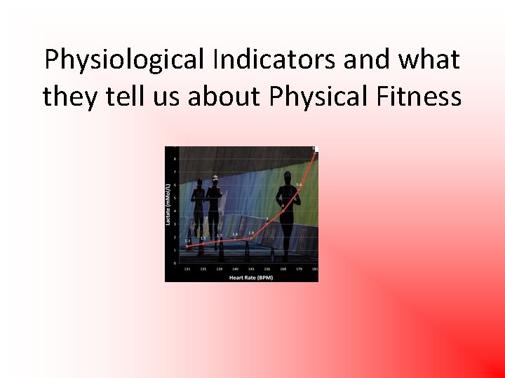 Physiological Indicators and what they tell us about Physical Fitness 