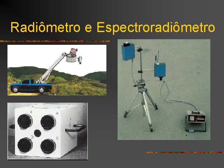 Radiômetro e Espectroradiômetro 