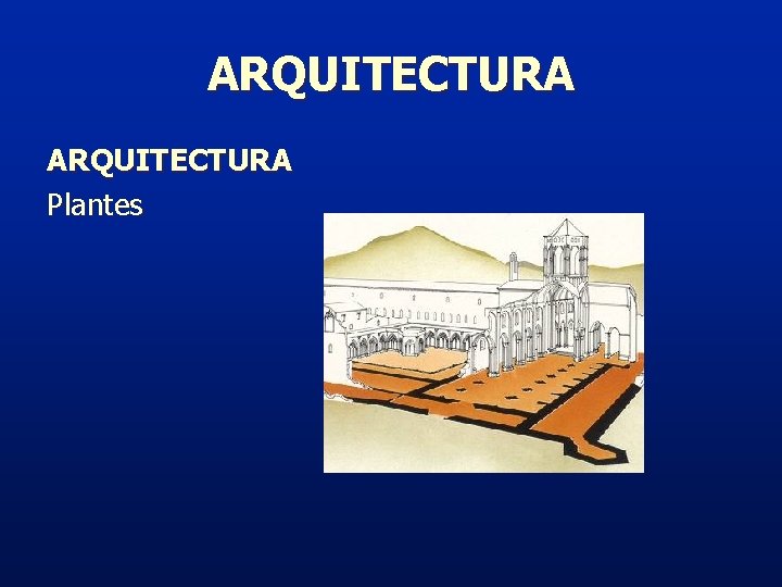 ARQUITECTURA Plantes 